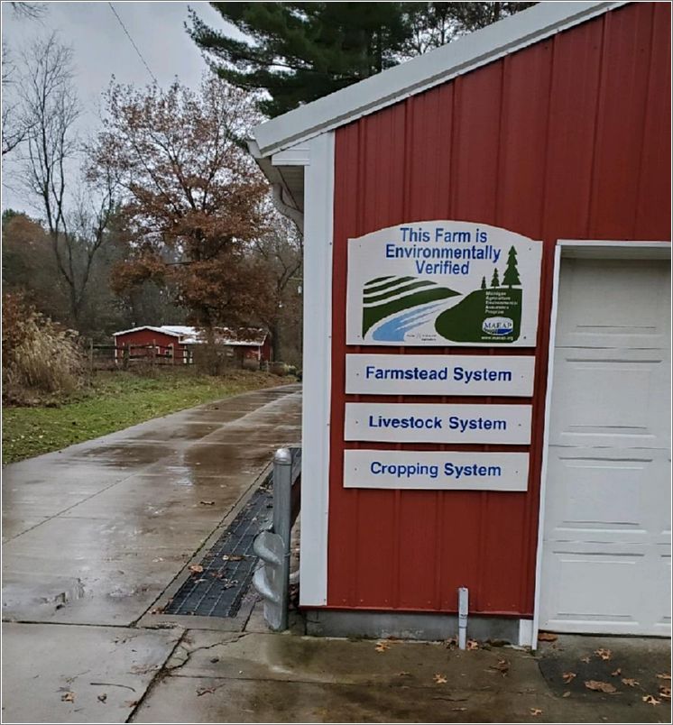 My Michigan Agriculture Environmental Assurance Program sign. Photo: Letty Klein